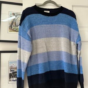Umgee Men's Multicolor Striped Crewneck Sweater